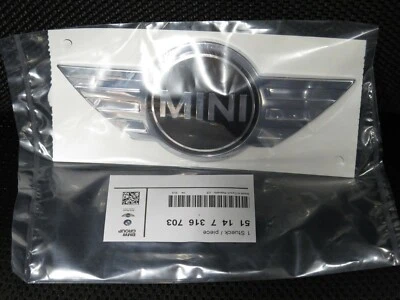 OEM MINI Cooper 2014-2018 F55 F56 F57 MINI Wings Logo Front Emblem 51147316703 Foto 1 de 2