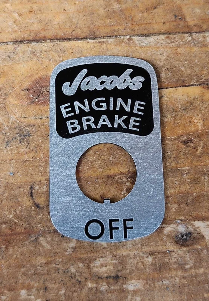Jake Brake Switch Plate - Image 1 of 1