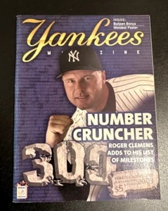 New York Yankees Scorecard Program 24-3 Roger Clemens 2003 - Picture 1 of 1