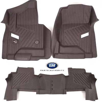 2015-2020 Chevrolet Tahoe All Weather Front & 2nd Row Floor Liner Pkg Cocoa OEM - Image 1 of 4