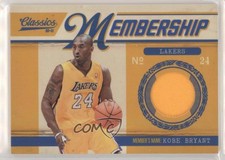 2010-11 Panini Classics Classic Membership Materials /499 Kobe Bryant #12 HOF