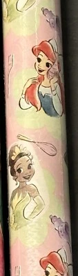 Disney Princess Christmas Or Any Occasion Birthday Wrapping Paper 20sq Ft NEW - Image 1 of 4