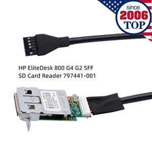 HP EliteDesk 800 G4 USB3.0 SD Card Reader Board Cable 797441-001 796321-001 US - Picture 1 of 5