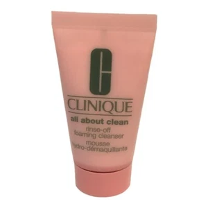 New CLINIQUE All About Clean Rinse-Off Foaming Cleanser 1 fl.oz/30ml Sample Size - Picture 1 of 1