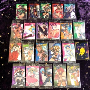 Unopene 21 SET Queens Blade Colección de artículos de plástico goma Tarjetas coleccionables Hobby 2009 - Imagen 1 de 15