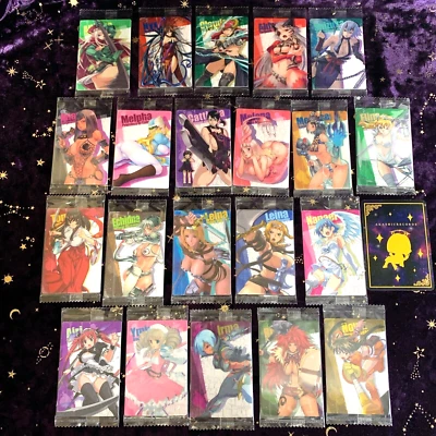 Unopene 21 SET Queens Blade Plastic Goods Collection gum Trading Card Hobby 2009 - Image 1 of 4