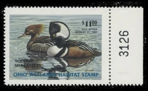 1996  Ohio State Duck Stamp Mint Never Hinged. Original Gum.   - Picture 1 of 1