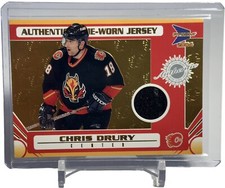 2003-04 Pacific Game Worn Jersey Card #106 Chris Drury /935 No Reserve! Comb S&H