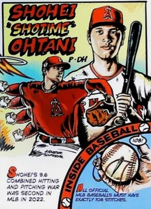 2023 Topps Archives 1979 COMICS 79TC-1 SHOHEI OHTANI LOS ANGELES ANGELS - Picture 1 of 2