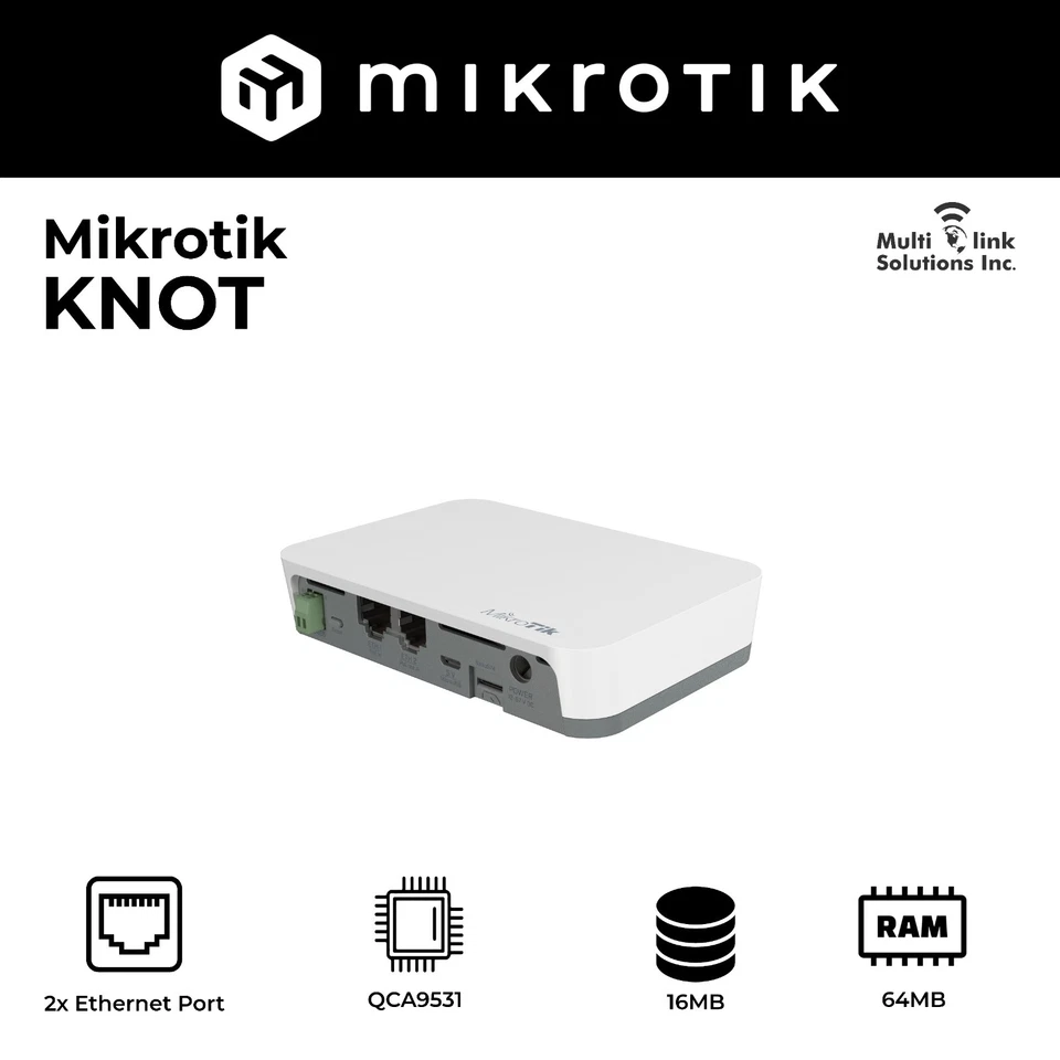 Mikrotik KNOT RB924i-2nD-BT5&BG77 2x 100 Mbps Ethernet with PoE-in and PoE out - Image 1 of 4
