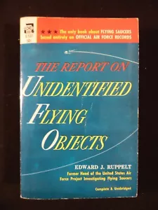 The Report on UNIDENTIFIED FLYING OBJECTS by Edward J. Ruppelt - 1958 Ace PB - Picture 1 of 5