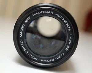 Prakticar 70-210mm Auto Zoom Lens Multi-Coated Macro f/4.5-5.6 Bayonet Mount - Picture 1 of 3