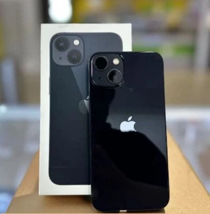 Apple iPhone 13 128 GB sbloccato in fabbrica (mezzanotte) molto buono - grado B+ - Foto 1 di 5