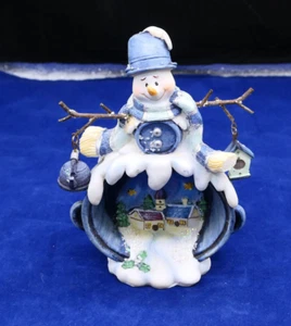 Frosty The Snowman Vintage Ceramic Christmas Figure Hand Painted - Picture 1 of 7