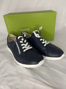 Waldläufer Damenschuhe 36,5 Sneaker Leder Halbschuhe Freizeit Dunkelblau - Bild 1 von 5