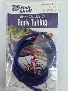 Fish Skull Chocklett's Body Tubing 1/4 in. x 3 ft. Purple - Picture 1 of 2
