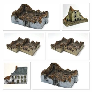 6mm Wargame Buildings- Ruins set ( 6 × pieces) - Picture 1 of 5