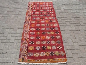 3x9 kilim red runner rug - Rugs for bedroom - Picture 1 of 10