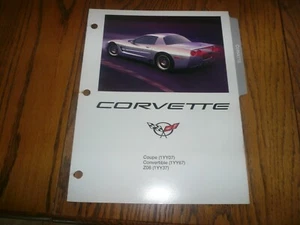 Chevy Corvette 2002 visión general de marketing - doble cara - Imagen 1 de 2