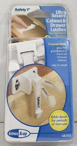 Safety 1st, Ultra Secure Cabinet & Drawer Latches, New  - Picture 1 of 1