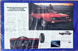 1979 Mercury Capri Poster Vintage Car Ad $4,750 Sticker Price Brochure - Picture 1 of 2