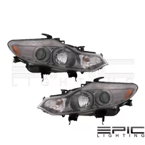 Fits 2009-2014 NISSAN MURANO Halogen Headlights - Left Right Sides Pair - Bild 1 von 2