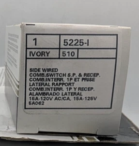 Leviton 5225-I  (QUANTITY 10) - Picture 1 of 9