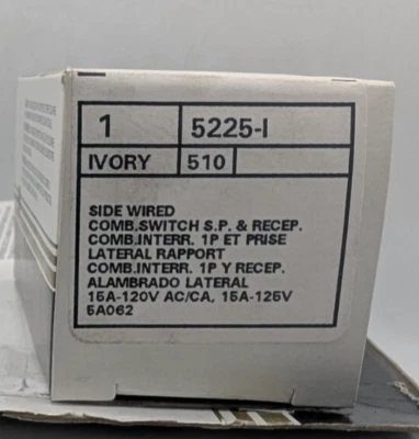 Leviton 5225-I  (QUANTITY 10) - Image 1 of 4