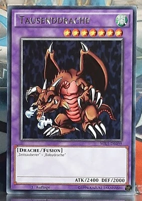Yugioh - Tausenddrache - Rare/Drache, Fusion - Millennium Pack - DE/NM - Bild 1 von 4