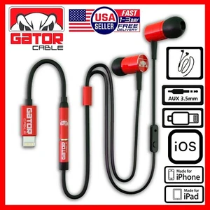 Wired Earphones Headphones Earbuds MIC For iPhone 7 8 X 11 12 13 14 Pro Max Plus - Picture 1 of 10