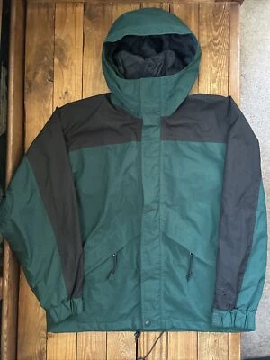 Vintage EMS Eastern Mountain Sports Gore-Tex Green Rain Shell Jacket Size L - Image 1 of 4