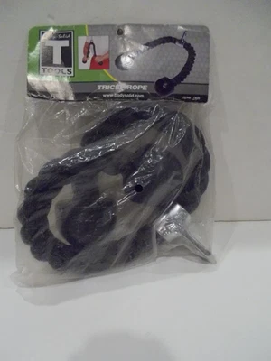 Body Solid T Tools Tricep Rope Black TR20 New in Package - Image 1 of 4