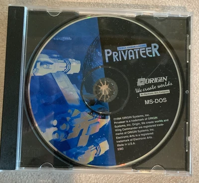 Privateer Wing Commander: (1993) Disc with documents - Space combat game - Image 1 of 4