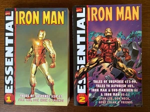 Essential Iron Man Vol 1 & Vol 2 Marvel 2004-2005 - Picture 1 of 9