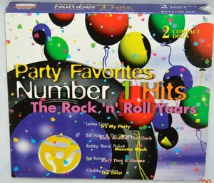 Party Favorites Number 1 Hits Rock and Roll Years 1999 2 CD Set Various Artist - Picture 1 of 12