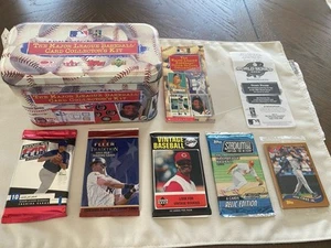2002 Scholastic “The Major League Baseball Guide To Card Collecting” & Tin Packs - Picture 1 of 9