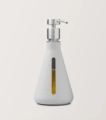 Dirty Labs Dispensador de Vidrio Erlenmeyer Reutilizable + Bomba para Detergente Líquido NUEVO Foto 1 de 4