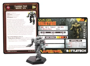 Battletech Catalyst Labs Valkyrie Mech - Imagen 1 de 1