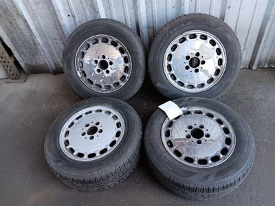 Juego de 4 ruedas cromadas OEM MERCEDES R107 560SL W126 560SEL 15x7 ET25 1264003002 Foto 1 de 4