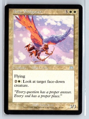 (2x) AVEN SOULGAZER - Onslaught – MTG Magic the Gathering Card - Uncommon - Image 1 of 4