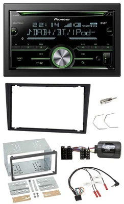 Pioneer Bluetooth Lenkrad DAB 2DIN USB CD Autoradio für Opel Corsa C Vectra C ch - Bild 1 von 4