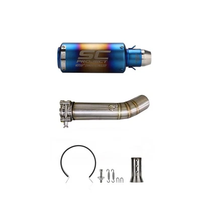 For Honda CBR500R CB500F CB500X 2013-2019 Exhaust System Mid Link Pipe W/Muffler Foto 1 de 4