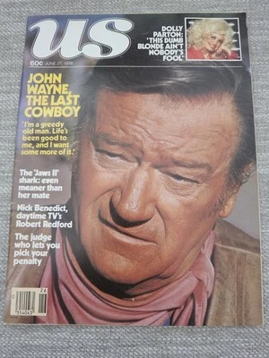 Vintage Magazine, US Weekly, Jun 27 1978, John Wayne, Dolly Parton, Jaws II - Image 1 of 4