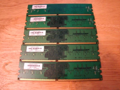 PNY A0QiT-T/A0QFT-T 1GB DDR2 DIMM J/I Desktop Memory RAM - Image 1 of 4