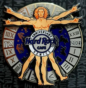 VENEDIG 12th ANNIVERSARY LEONARDO DA VINCI SAN MARCO UHR Hard Rock Cafe PIN LE - Bild 1 von 1
