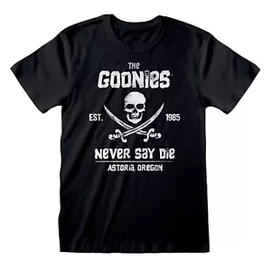 Official The Goonies Never Say Die T-Shirt Retro Adventure Graphic Fan Apparel - Picture 1 of 2