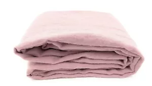 Laken Tuch Überwurf 100% Leinen "Stonewashed" 200 x 310 cm, Altrosa - Bild 1 von 2