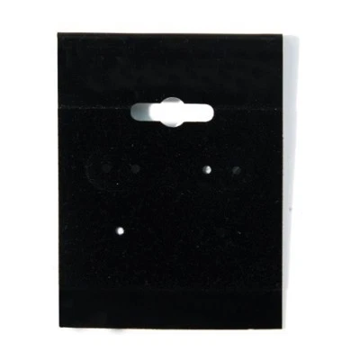 2000 Black Hanging Earring Cards 2"H x 1 1/2"W Jewelry Display with Lip - Image 1 of 3
