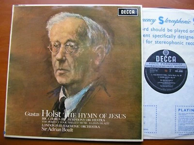 SXL 6006 HOLST: THE HYMN OF JESUS / THE PERFECT FOOL  BOULT / LPO  ED1   TAS  NM - Image 1 of 4