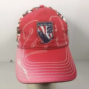 Cappello Jeff Gordon 24 Mimetico Rosso Bianco Nascar Strap Back Onorare Soldati Facsimile - Foto 1 di 7